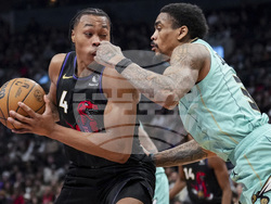 Hornets Raptors Basketball