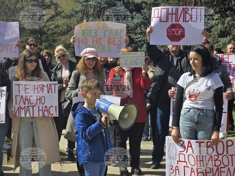 Благоевградчани се събраха на протест в защита на животните