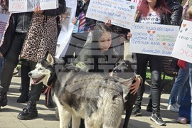 Благоевград - протест в защита на животните