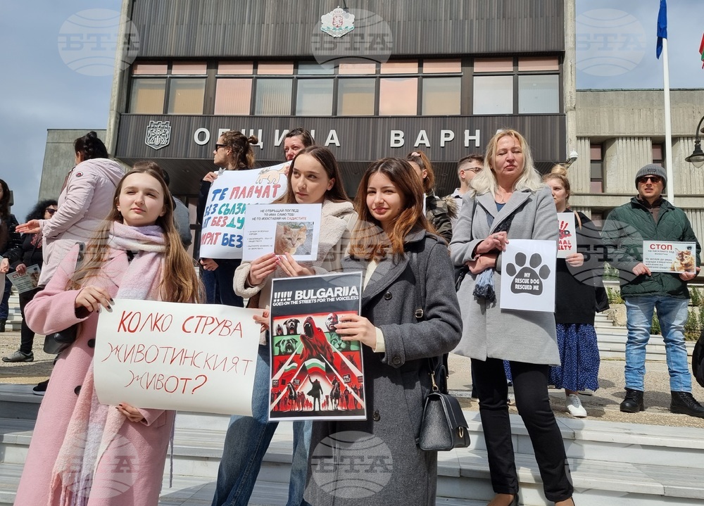 Варна - протест срещу насилието над животни