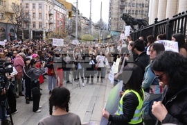 Протест срещу насилието над животни