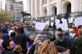 Протест срещу насилието над животни