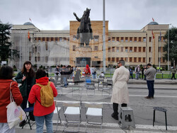 Северна Македония - Скопие - протест - Кочани