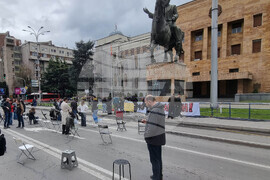 Северна Македония - Скопие - протест - Кочани