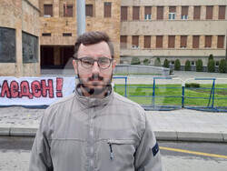 Северна Македония - Скопие - протест - Кочани