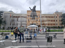 Северна Македония - Скопие - протест - Кочани