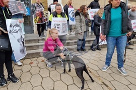 Разград - протест срещу насилието над животни