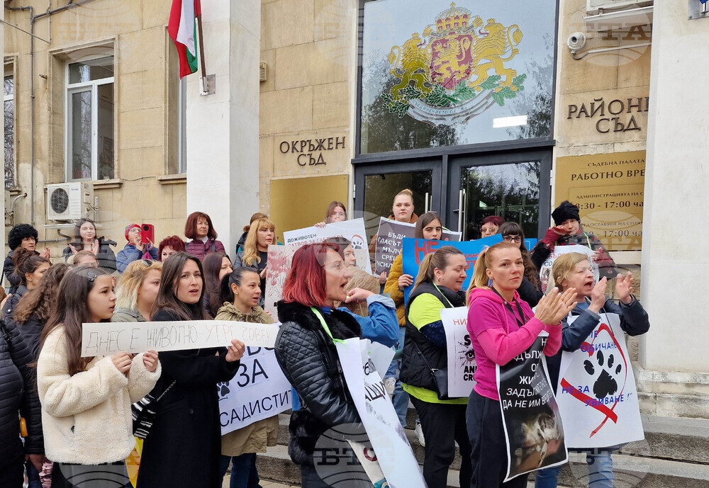 Разград - протест срещу насилието над животни