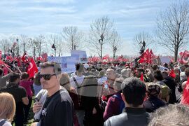 Турция - митинг в подкрепа на кмета на Истанбул Екрем Имамоглу