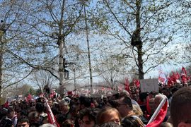 Турция - митинг в подкрепа на кмета на Истанбул Екрем Имамоглу
