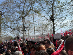 Турция - митинг в подкрепа на кмета на Истанбул Екрем Имамоглу