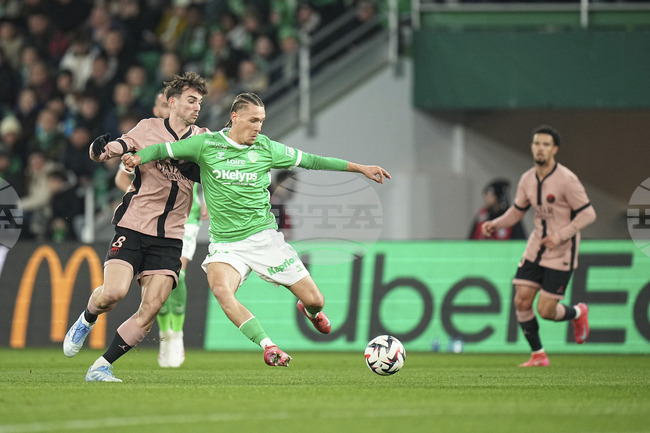 Два гола на млад белгийски нападател осигуриха важни три точки за Сент Етиен в дербито с Лион