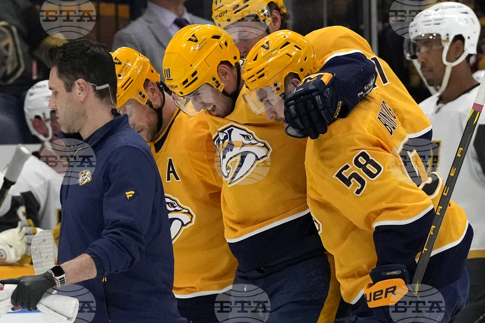 Golden Knights Predators Hockey