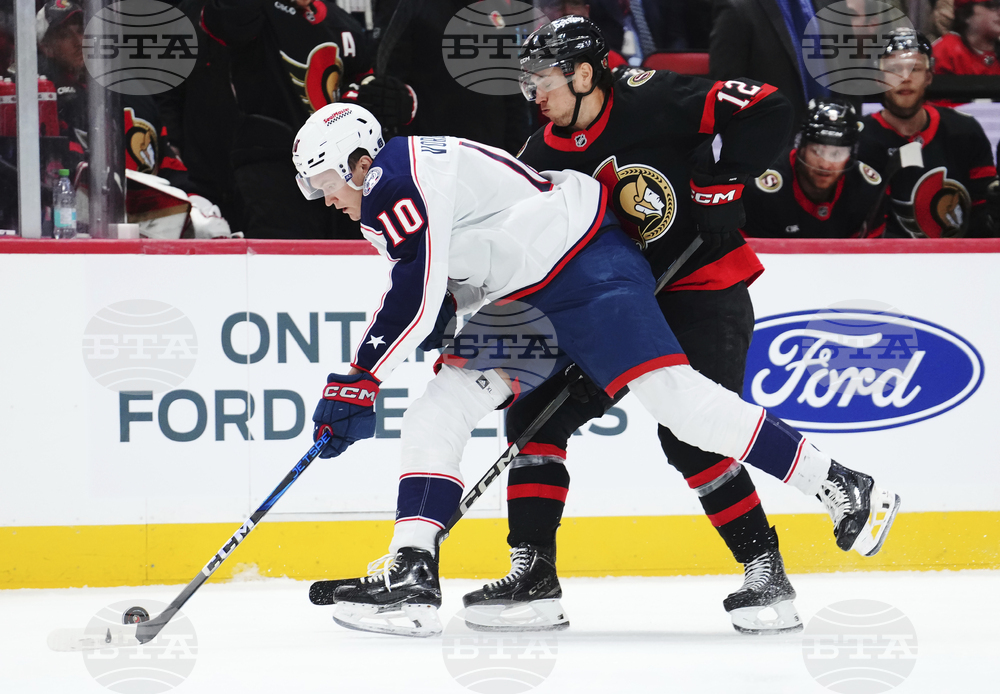 Blue Jackets Senators Hockey