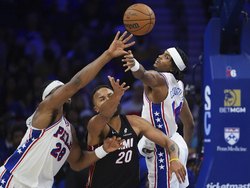 Heat 76ers Basketball
