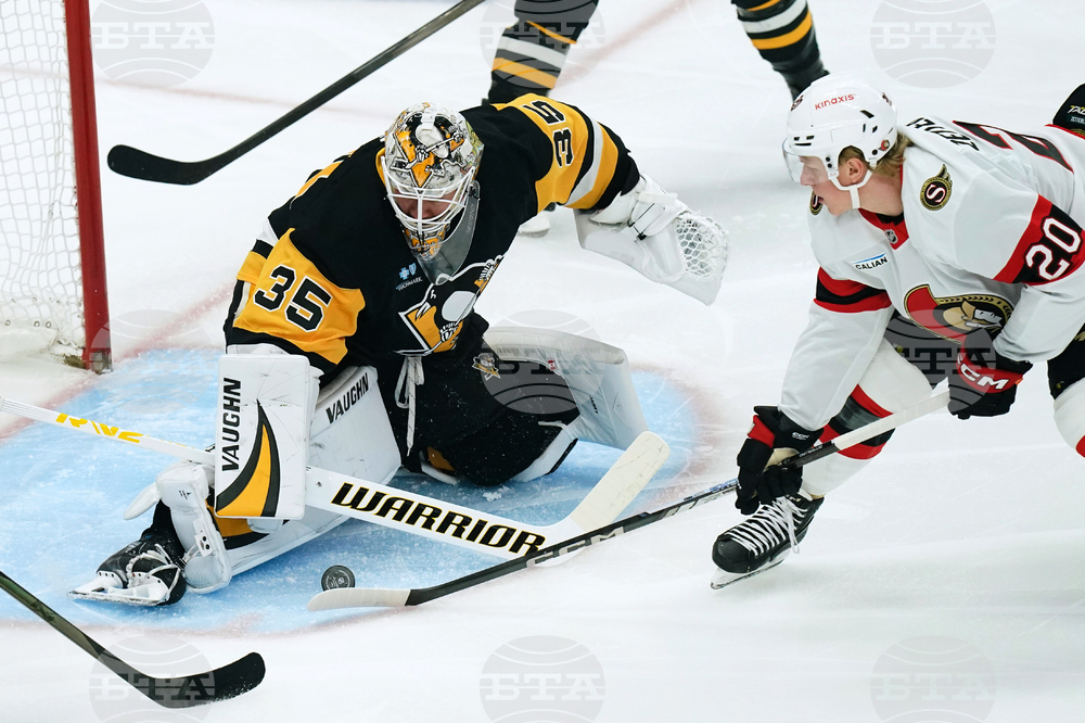 Senators Penguins Hockey
