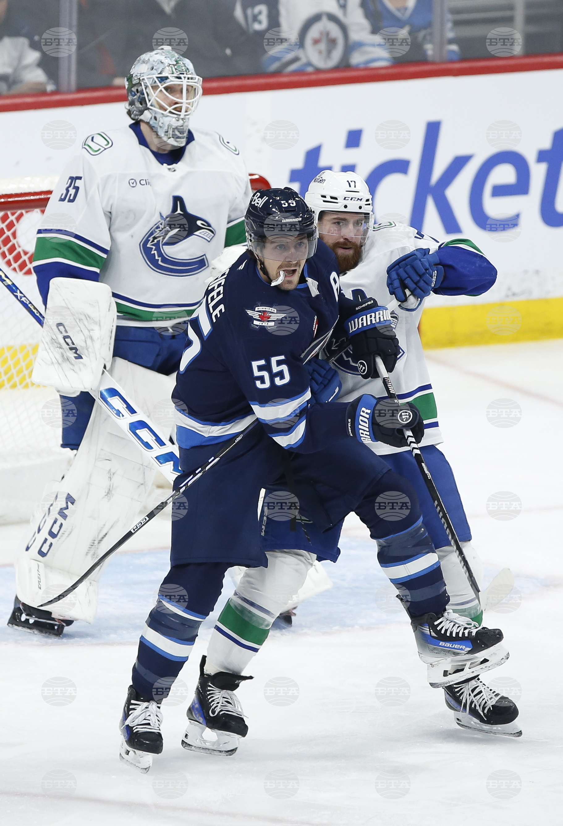 Canucks Jets Hockey