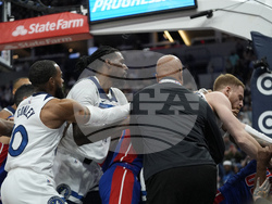 Pistons Timberwolves Basketball