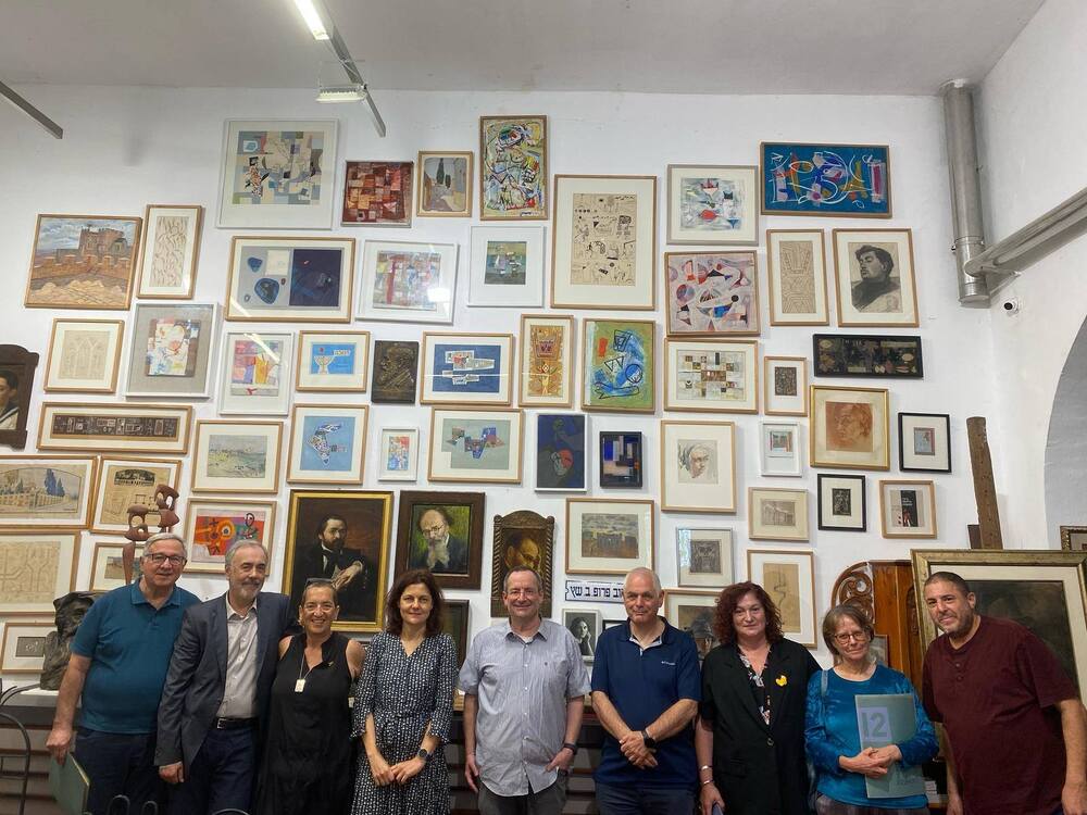 Посланикът ни в Тел Авив Славена Гергова посети къщата на Борис Шац в Йерусалим