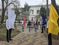 По време на тържественото предаване на модерното футболно мини игрище