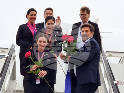 Варна - летище - първи полет от Абу Даби