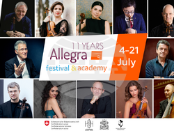 Фестивалът и академия „Алегра“ отдава почит на гениите в класическата музика в своето 11-о издание от 10 до 18 юли в Централния военен клуб, снимка – организатори