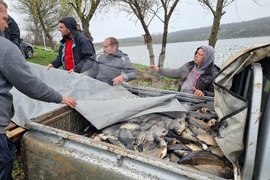 Село Вирове - язовир Долна вода - зарибяване