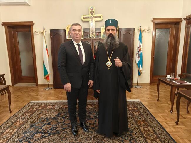 Agriculture Minister Meets with Bulgarian Patriarch 