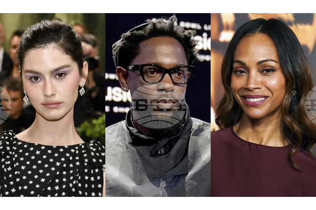 Рапърът Кендрик Ламар и актрисата Зоуи Салдана са сред номинираните за наградите "Уеби"