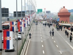 Сърбия - магистрала - ученици - блокада