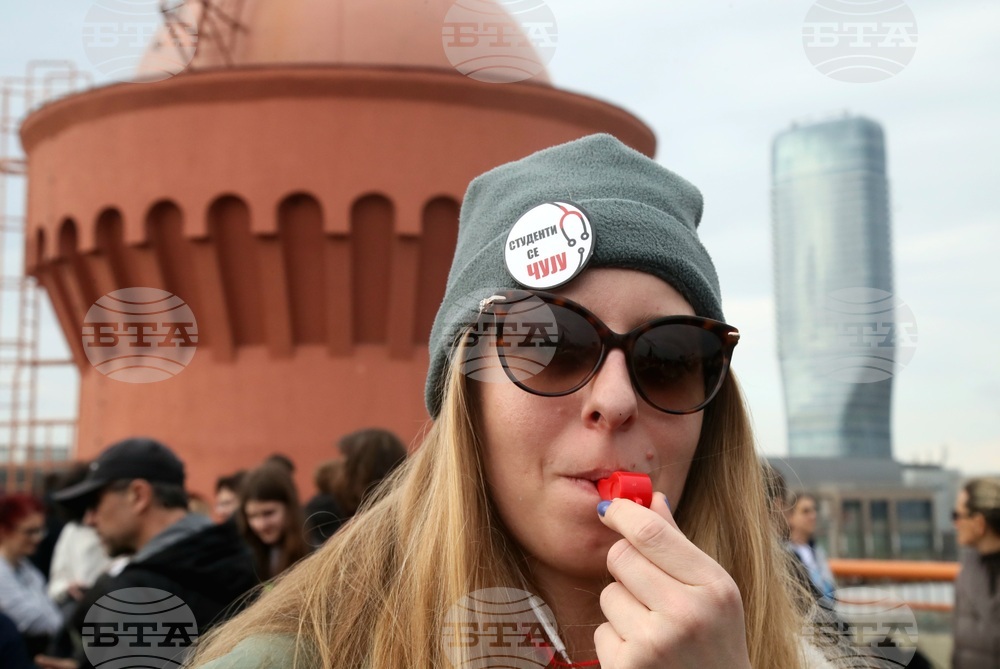 Сърбия - магистрала - ученици - блокада