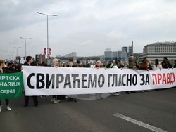 Сърбия - магистрала - ученици - блокада