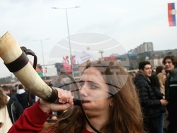 Сърбия - магистрала - ученици - блокада