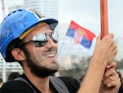 Сърбия - магистрала - ученици - блокада