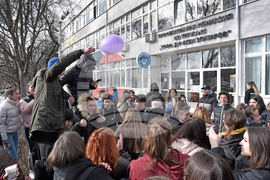 Варна - Професионална гимназия по туризъм - протест