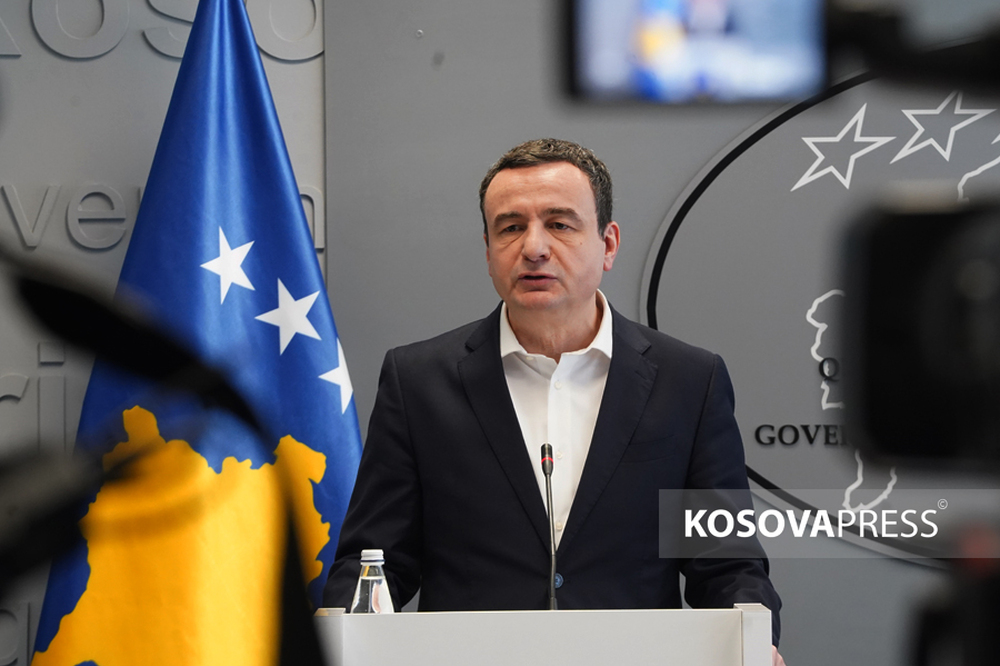 КосоваПрес: Подмолната атака в Звечан е опит на онези, които вече не управляват в Северно Косово, каза премиерът Албин Курти