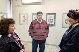 Плевен - ХГ „Илия Бешков” - книга - карикатури - изложба - представяне