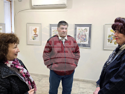 Плевен - ХГ „Илия Бешков” - книга - карикатури - изложба - представяне