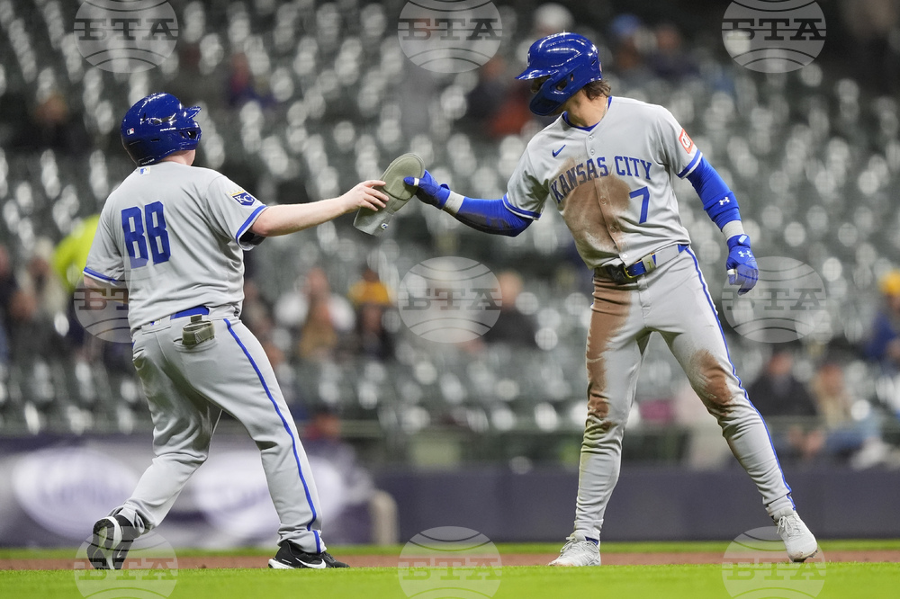 Royals Brewers Baseball