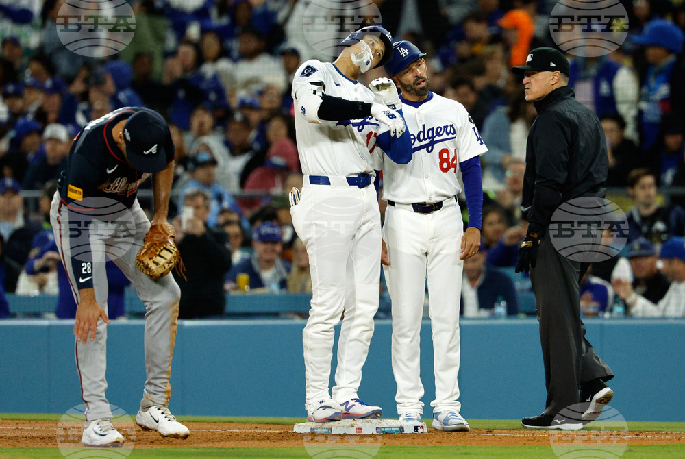 Braves Dodgers Baseball