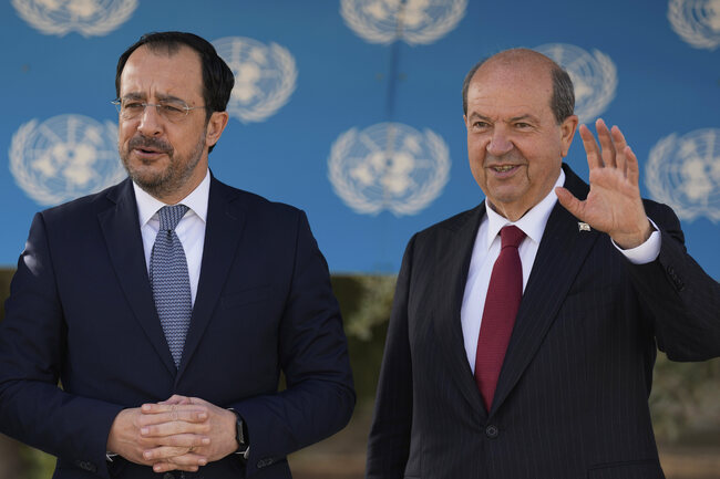 Президентът на Република Кипър Никос Христодулидис и лидерът на кипърските турци Ерсин Татар ще се срещнат на 5 май