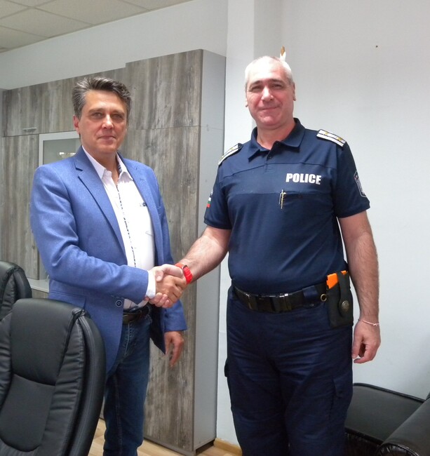 Комисар Димитър Александров е новият началник на отдел „Охранителна полиция“ в ОДМВР-Разград 