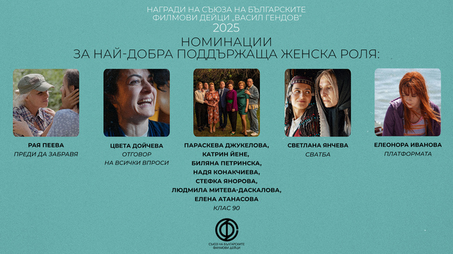 Актрисата от пазарджишкия театър Людмила Даскалова е сред номинираните за наградите „Васил Гендов“ 