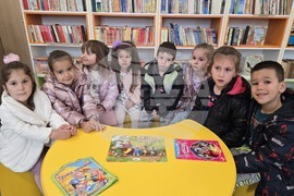 Петрич - Международен ден на детската книга - библиотека - посещение