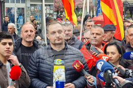 Северна Македония - Скопие - синдикати - протест