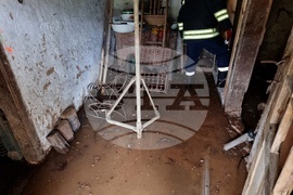 Село Говежда - проливен дъжд - подпочвени води - наводнени имоти