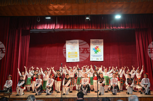 Деца и младежи от Монтана, Враца и Лом изнесоха концерт по повод Световния ден за информираност за аутизма