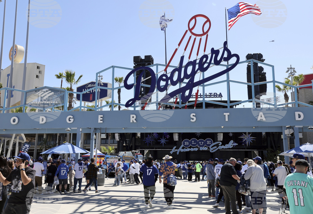 Braves Dodgers Baseball