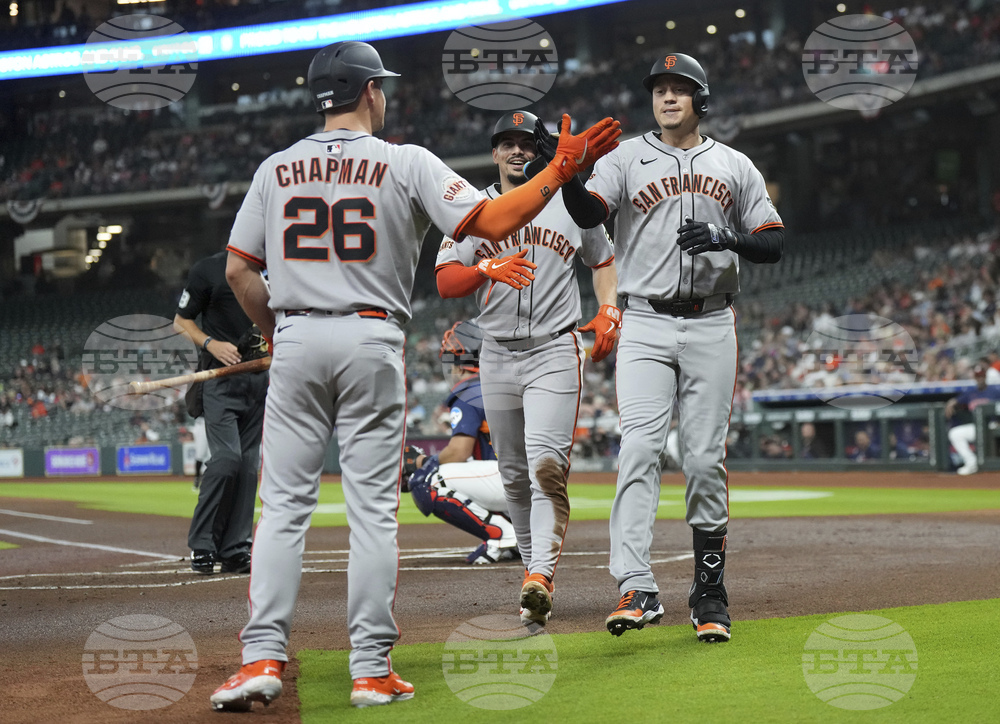 Giants Astros Baseball