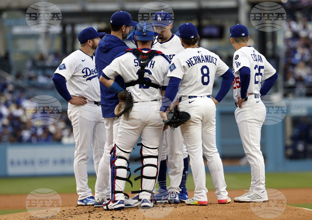 Braves Dodgers Baseball